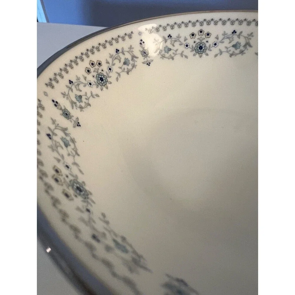 Vintage Minton Beaumaris Fruit/Dessert (Sauce) Bowls (8) Blue Floral 5 1/4